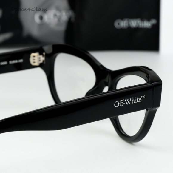 Off-White Men Eyeglasses Black Square OERJ076 STYLE 76 1000 NEW AUTHENTIC - Picture 5 of 8